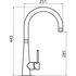 Oliveri Essente Gooseneck Mixer Tap SS2520 image NaN