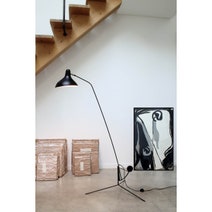 DCW Editions Mantis Floor Lamp with Tripod Base - Black BS1BL hero image
