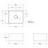 Turner Hastings Novi 50 Butler Sink Pack with Brushed Brass Ludlow Pull Out Mixer Tap and Accessories PKG031 image NaN