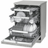 LG 60cm 15 Place QuadWash Dishwasher in Platinum Steel Finish with TrueSteam XD3A25PS image NaN