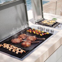 Beefeater ProLine Series 6 Burner Built-In Gas BBQ with Lid Stainless Steel BSL158SB hero image