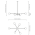 CTO Lighting Trevi 6 Pendant Light - Bronze TREPELBZMO image NaN
