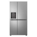 LG 641L Side by Side Refrigerator with Non-Plumbed Ice and Water Stainless Steel GS-N599PL hero image
