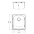 Abey LTS45A The Leichardt Inset Skinny w/Bypass image NaN