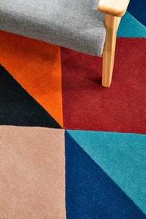 Rug Culture Matrix Small Sunrise Rug 120X120CM - MTX-904-SUN-120X120 hero image