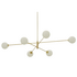 CTO Lighting Trevi 6 Pendant Light - Satin Brass TREPELSBMO image NaN