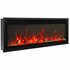 Remii 45 Inch Extra Slim Indoor Built In Electric Fireplace with Black Steel Surround 102745-XS image NaN