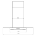 Beko CWB9601X 90cm Canopy Rangehood with Glass Decor image NaN