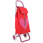 Rolser Serrella LN Agatha Ruiz de la Prada 2 Wheel Foldable Trolley Heart Red R-SER007-3126 hero image