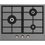 Spezialist 64cm LP Gas Stainless Steel Plate Cooktop with Black Metal Finish S30643SPBBMLPG hero image