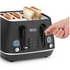 Delonghi Distinta Moments Four Slice Toaster Sunset Black CTIN4003BK image NaN