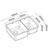 Abey LUA190KW1 Lucia 1 and 1/3 Bowl Sink and Tap Packs image NaN