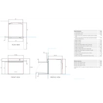Fisher & Paykel Series 9 60cm Minimal Pyrolytic Built-in Oven Black Glass OB60SMPTDB1 hero image