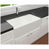 Turner Hastings Novi 85 x 46 Fine Fireclay Double Bowl Butler Sink Matte White NO853FS-MW image NaN