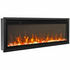 Remii 65 Inch Extra Slim Indoor Built-In Electric Fireplace with Black Steel Surround 102765-XS image NaN