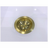Turner Hastings 90 x 50 Basket Waste with Long Thread Brushed Brass 90BW-BB image NaN