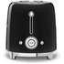 Smeg 50s Retro Style 2 Slice Toaster Black TSF01BLAU image NaN