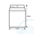 10kg Top Load Fisher & Paykel Washing Machine WL1068PW1 image NaN