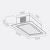 Elica ETOILE60X100WHGLF 100cm Etoile Island Rangehood image NaN