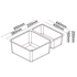 Abey Lago 1 and 3/4 Bowl Sink with Drainer Tray NL180 image NaN