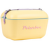 Polarbox Rainbow 12L Cooler Yellow with Lilac Strap and Rose Logo & Rivet PLBR12YR image NaN
