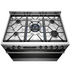 Westinghouse 90cm Dual Fuel Pyrolytic Freestanding Oven with SteamBake-Dark Stainless Steel WFEP9717DD  image NaN