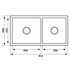 Abey Chambord Charles II 1 and 3/4 Bowl Fireclay Sink CHARLES-2W image NaN