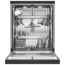 Fisher & Paykel Series 5 Contemporary Freestanding Dishwasher Black Steel DW60FC2B2 hero image