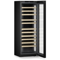 Liebherr Vinidor Selection 182 Bottle WPgbh 7473 Freestanding Multi Zone Wine Fridge Black Steel WPGBH7473 hero image