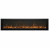 Remii 45 Inch Extra Slim Indoor Built In Electric Fireplace with Black Steel Surround 102745-XS image NaN