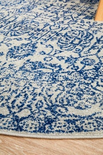 Rug Culture Evoke Large Blue Rug 240X240CM - EVO-256-BLUE-240X240 hero image