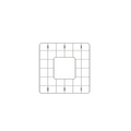 Turner Hastings Cuisine 46 x 46 Stainless Steel Grid CU46SSG