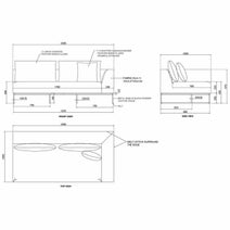 Kalona VAEROY Right Arm Facing Sofa with Upholstered Cover Cloud WS-208-02-VILA-11 hero image