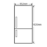 Westinghouse WBM3700WBL 370L Bottom Mount Fridge image NaN