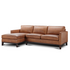 Kalona Brooklyn Three Seater Left Arm Chaise Leather Lounge 6379-BL image NaN