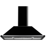 Smeg 110cm Victoria Aesthetic Black Canopy Rangehood KT110BLA hero image