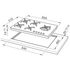 Delonghi DEGH90BGX1 90cm Natural Gas Cooktop image NaN