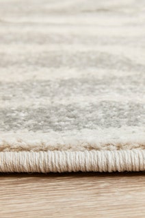 Rug Culture Chrome Medium Silver & Off White Rug 200X200CM - CRO-SAV-SIL-200X200 hero image