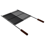 Tramontina Churrasco Black BBQ Grill with Wood Handles 26494000 hero image