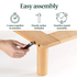 Zinus Arden Queen Bamboo Wood Bed Frame with Upholstered Headboard AU-FPWNH8ZC-08Q image NaN