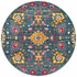 Rug Culture Babylon Small Blue Rug 150X150CM - BLN-210-BLUE-150X150 image NaN