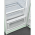 Smeg 270L 50's Retro Style Aesthetic Top Mount Fridge Pastel Green FAB28RPG3AU image NaN
