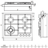 Haier 90cm Stainless Steel Gas Cooktop HCG905WFCX3 image NaN
