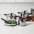 Tramontina Grano 4 Piece Tri-Ply Stainless Steel Cookware Set with Bakelite Handles 65160000 image NaN