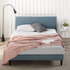 Zinus Liam Classic Home Queen Upholstered Fabric Bed Base Light Blue AU-FPPPLB-12Q image NaN