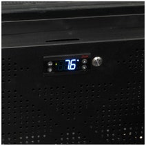 Schmick 398L Heated Glass Door Beverage Refrigerator Black Right Hinge SK422R-B-HD hero image