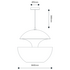 DCW Editions Here Comes The Sun 450 Pendant Light - Black and Copper HCS450BLCOP image NaN