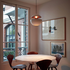 DCW Editions Here Comes The Sun 450 Pendant Light - White and Copper HCS450WHCOP image NaN