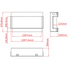 Remii 40 Inch Indoor 3 Sided Electric Fireplace 40-BAY-SLIM image NaN