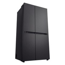 LG 664L Side by Side Refrigerator Matte Black GS-B599MBL hero image